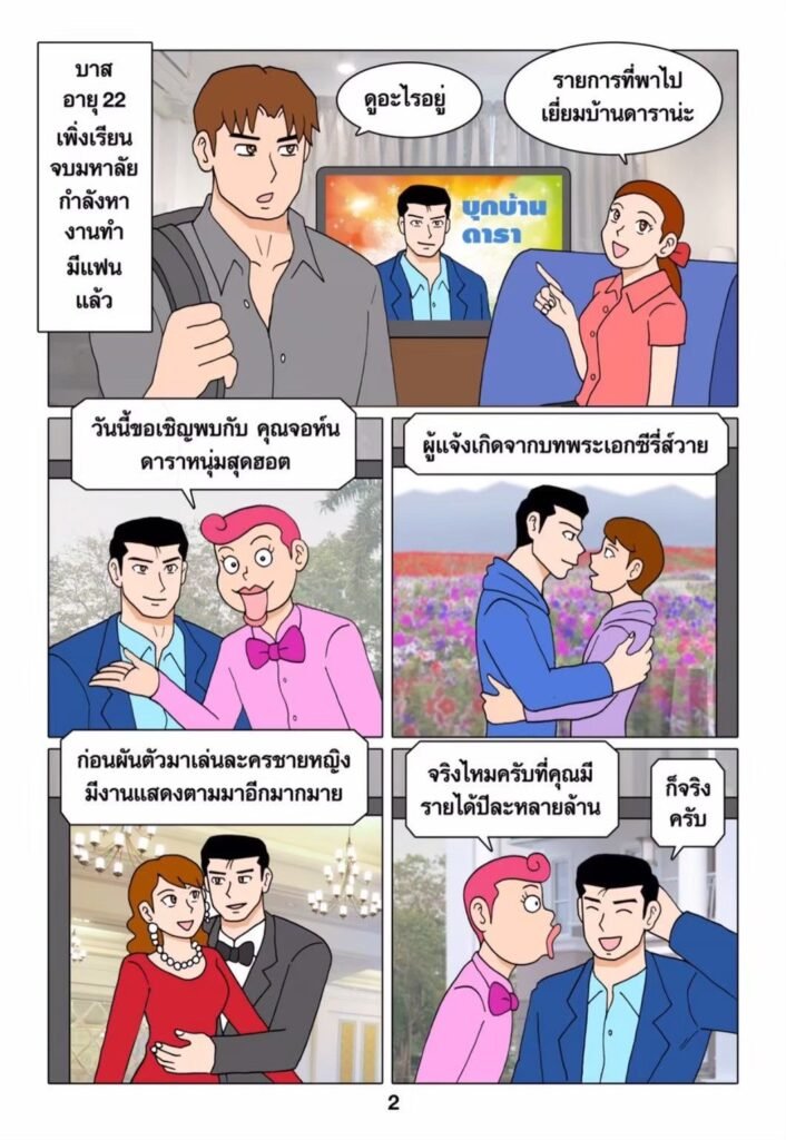 G-THAI COMIC : เบื้องหลังซีรีย์วาย 4 g thai comic เบื้องหลังซีรีย์วาย02151375646495805778